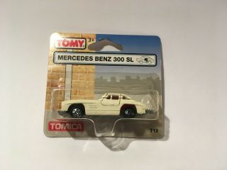 Rare Tomy Tomica T 13 Mercedes Benz 300 Sl Cream Mip