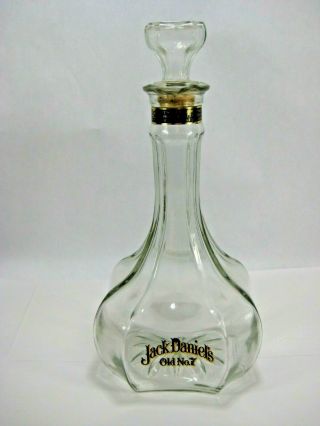 Vintage Jack Daniels Old No 7 Inaugural Bottle Decanter Collectible Bar Decor