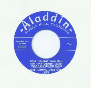 Billie Holiday on 7” Aladdin 508 (EP) 3