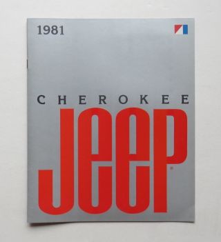 1981 Jeep Cherokee Brochure