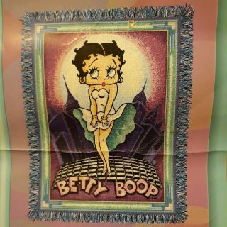 Betty Boop Blanket Throw Tapestry 2006 King Features