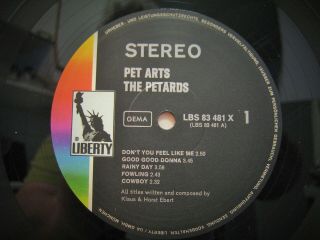 THE PETARDS - Pet Arts (2 LP),  Orig.  Germany Kraut Prog Psych Rock,  Liberty 1971 3