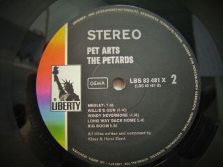 THE PETARDS - Pet Arts (2 LP),  Orig.  Germany Kraut Prog Psych Rock,  Liberty 1971 4