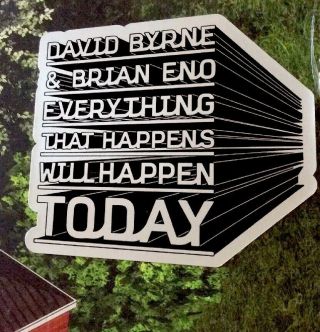 David Byrne/Brian Eno - Everything That Happens Will Happen Today LP (New/Sealed) 3