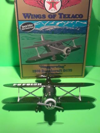 2004 Wings Of Texaco 12 1939 Beechcraft D17S Staggerwing Special Edition NIB 2