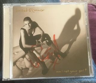 Sinead O’connor Hand Signed Cd Album - Autograph ‘am I Not Your Girl?’