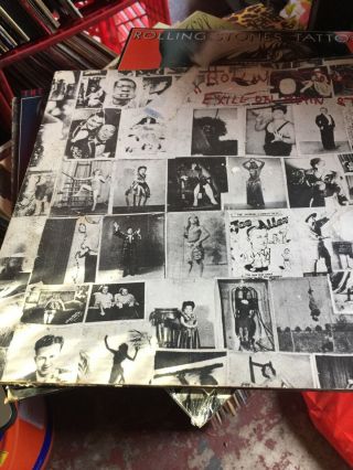 1972 Rolling Stones Exile On Main Street Coc 2 2900 Lp Vinyl Double Record 1972