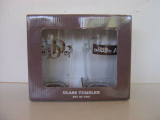 Duck Dynasty Glass Tumbler Set Of Two 16 Oz.