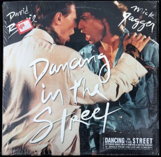 David Bowie Mick Jagger On Vinyl 12 " Single Dancing In The Street