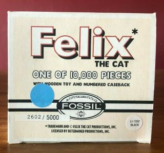Felix The Cat Fossil Limited Edition Mood Watch NIB 7