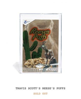 Travis Scott X Reeces Puffs Cereal  (item In - Hand)
