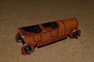 Vintage Pre War Tinplate Penny Toy Car Made In Germany - Antique Kellermann Zett 2