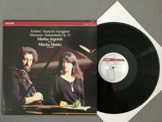 K545 Schubert Sonata Argerich/piano Maisky/cello Philips 412 260 - 1 Digital St