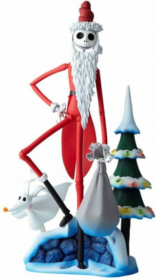 Revoltech Nightmare Before Christmas Jack Skellington Figure Santa Ver.  Kaiyodo