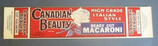 Of 25 Old Vintage - Canadian Beauty - Macaroni - Labels Vancouver