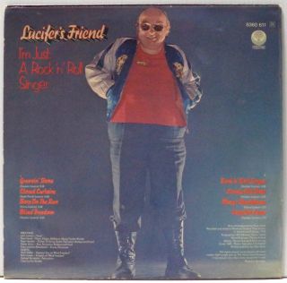 LUCIFER ' S FRIEND I ' m Just A Rock ' n ' Roll Singer LP 1973 Vertigo Germany 2nd EX 2