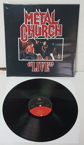 Metal Church Live 1986 Black Vinyl Lp Record