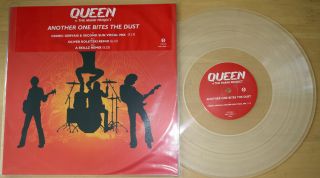 Ex Queen Vs The Miami Project Another One Bites The Dust 12 " Clear Vinyl Disc