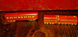 Cracker Jack Tin Train And Car 1930 Almost
