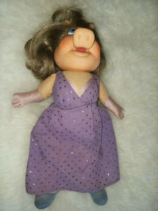 Vintage 1976 - 1980 Fisher Price Jim Henson Miss Piggy Muppet Doll