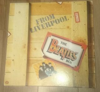 Vg The Beatles Box Rare Japan 8 Lp Records Box Set With Japanese Booklet No Obi