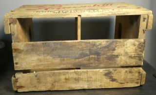 Antique Vintage Hauenstein Beer Bottle Wood Crate from Ulm Minnesota 5