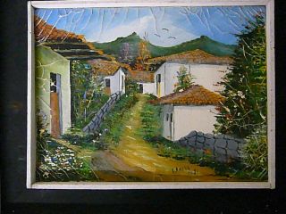 Painting Signed Lanza 1981 - Oil On Canvas