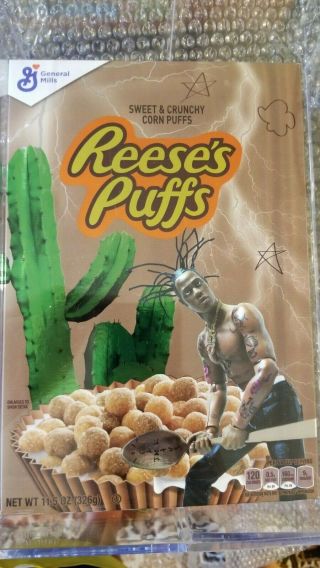 Travis Scott Limited Edition Reeses Puffs Cereal