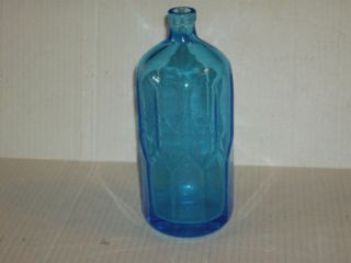 Blue N.  V.  Verhoef ' s Mineral Water Bottle Amersfoort BRITISH SYPHON CO London 2