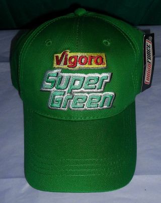 Nwt Vigoro Green Baseball Trucker Hat Outdoor Cap Adult Adjustable Velcro