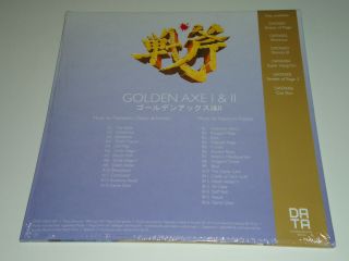 Golden Axe I,  II Limited Vinyl Soundtrack Data Disc Sega Genesis Classic Nintendo 4