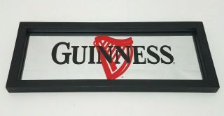 Guinness Beer Stout Small Mirror Sign - 18 X 7.  5 Inch Bar Mancave Wall Hanger