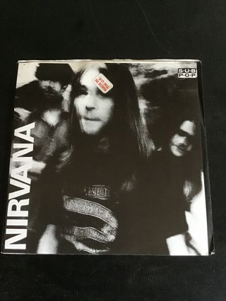 Nirvana Love Buzz Big Cheese Sp 23 A 1 Sub Pop Rare Collectible 7” Single Uk