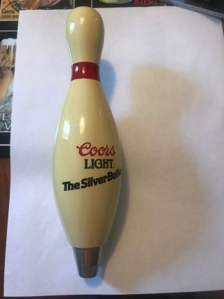 Coors Light Figural Bowling Pin Tap Handle