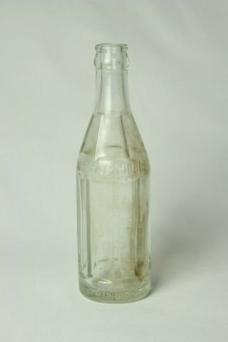 Very Rare M.  J.  Fitzgibbons Middletown,  Ct Clear Glass Soda Bottle Made In Usa