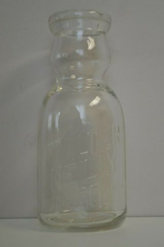 Antique Walter Neilly And Co.  Inc.  Milk Bottle Cream Top Pint Bottle