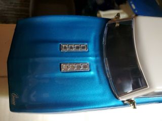 Jim beam model car decanters 1969 CAMARO SS DECANTER LEMANS BLUE COLOR 6