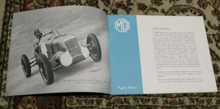 MG Midget Series ' T ' Sales Brochure - January 1938 2