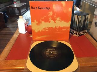 Dead Kennedys - Fresh Fruit Lp 1st Us Press Orange Cover No Poster Punk Vinyl