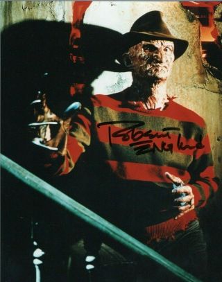 Robert Englund Nightmare On Elm Street Authentic Signed Photo Uacc
