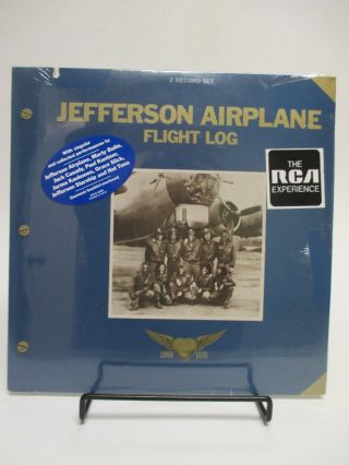 " Flight Log " Jefferson Airplane 2 - Lp Set 1977 Grunt Rca Records Cyl2 - 1255