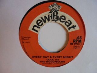Cock & The Woodpeckers Every Day And Night Beat Uk Boss Reggae 7 " Hear