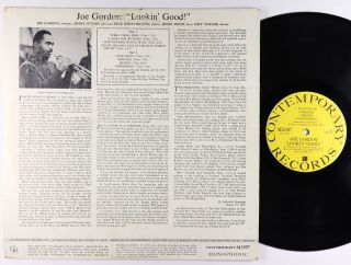 Joe Gordon - Lookin ' Good LP - Contemporary - M3597 Mono DG 2