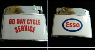 Rare Esso Oil Company Gasoline Vintage Lighter