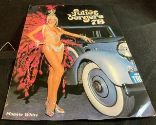 Folies Berger 78 Show Program At Tropicana Hotel And Country Club