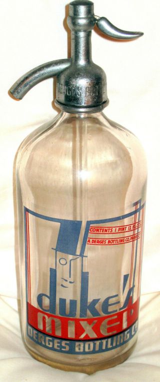 Rare Vintage Derges Bottling Duke 