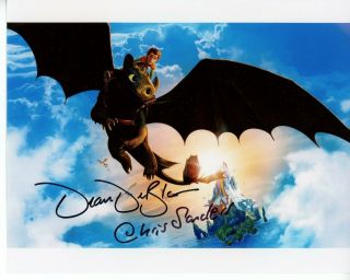 How To Train Your Dragon Signed 8x10 Photo - Dean Deblois & Chris Sanders