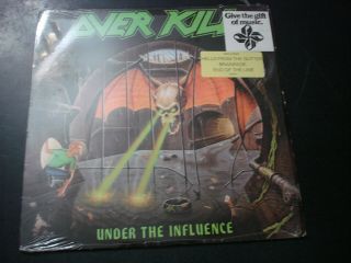 Over Kill Under The Influence Lp Record With Hype Sticker Shrink