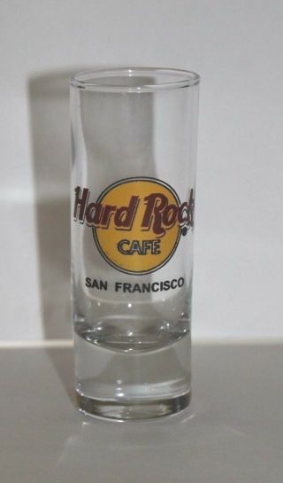 Hard Rock Cafe San Francisco Collectable 4 " Shot Glass -