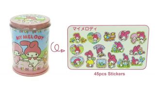 My Melody Sanrio Mini Can With 45pcs Stickers W/ Tracking No.